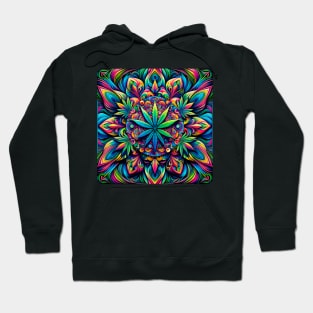 Psychedelic Cannabis Mandala Hoodie